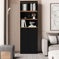 Estante Livreiro quarto escritório sala Com 5 Prateleiras e 2 Portas Gold Luxo ENVIA SOMENTE 01 UN Estante Livreiro quarto escritório sala Com 5 Prateleiras e 2 Portas Gold Luxo ENVIA SOMENTE 01 UN