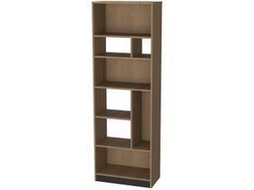 Estante Livreiro Roma com 8 Nichos - Mel/Preto Estante Livreiro Roma com 8 Nichos - Mel/Preto