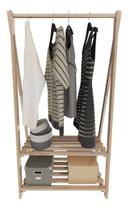 Estante Livros Em Madeira Moderna170x80cm Roupas