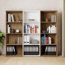 Estante Livros Escritório 180 cm 12 Nichos Abertos F5 Office