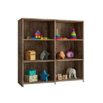 Estante livros Marrocos Castani 6 Nichos Casa Mobilia Estante livros Marrocos Castani 6 Nichos Casa Mobilia