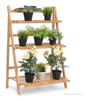 Estante Madeira Natural Floreira Plantas Parede Design Varanda Jardim Vertical Suculentas