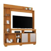 Estante Marbella 187cm Painel para TV até 49" com Porta Ripada e Nichos Estante Marbella 187cm Painel para TV até 49" com Porta Ripada e Nichos