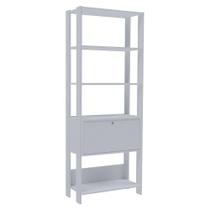 Estante Match Organizadora Para Livros 3 Prateleiras Branco Estante Match Organizadora Para Livros 3 Prateleiras Branco