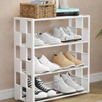 Estante Média Modular Com 4 Níveis Para Sapatos