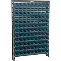 Estante Metálica, com Gaveteiros Modelo Prático Azul, 108/3 Vonder
