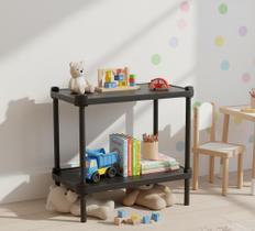 Estante Modular 1 torre 2 Prateleiras Multiuso Estante Modular 1 torre 2 Prateleiras Multiuso