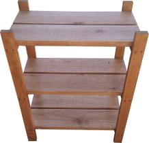 Estante Modular 3 Prateleiras Madeira Maciça 65x50x29 cm L12cm Pintada NeonX