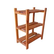 Estante Modular 3 Prateleiras Madeira Maciça 65x50x29 cm L12cm Pintada NeonX