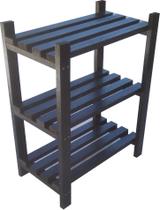 Estante Modular 3 Prateleiras Madeira Maciça 65x50x29 cm Pintada NeonX