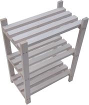 Estante Modular 3 Prateleiras Madeira Maciça 65x50x29 cm Pintada NeonX