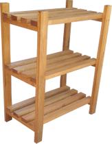 Estante Modular 3 Prateleiras Madeira Maciça 65x50x29 cm Pintada NeonX