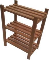 Estante Modular 3 Prateleiras Madeira Maciça 65x50x29 cm Pintada NeonX