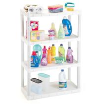 Estante Modular C/ 4 Andares C75 x L35 x A1,30 Branco