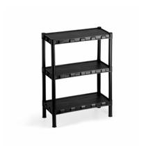 Estante modular com 3 prateleiras preta 918 Estante modular com 3 prateleiras preta 918