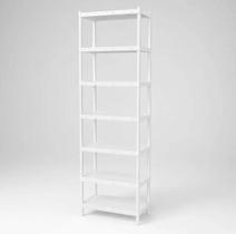 Estante Modular Flexa Branca 7 Prateleiras Estante Modular Flexa Branca 7 Prateleiras