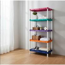 Estante Modular Flexa colorida 5 Prateleiras e Pezinho Estante Modular Flexa colorida 5 Prateleiras e Pezinho
