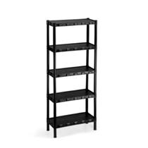 ESTANTE Modular Flexa Com 05 Prateleiras Preta 110