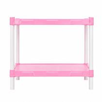 Estante Modular Flexa Rosa bebe 2 Prateleiras e Pezinho Estante Modular Flexa Rosa bebe 2 Prateleiras e Pezinho