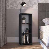 Estante Módulo Organizador Livreiro 2 Prateleiras Multiuso Decoração Sala Quarto Funcionale Preto Estante Módulo Organizador Livreiro 2 Prateleiras Multiuso Decoração Sala Quarto Funcionale Preto