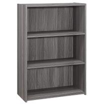 Estante Monarch Specialties I 36" Cinza 3 Prateleiras Estante Monarch Specialties I 36" Cinza 3 Prateleiras