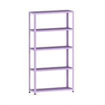 Estante Montável de Aço Com 05 Prateleiras Sem Reforço Pandin 1,75 X 0,30 m Lilás