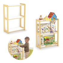 Estante Montessori Móvel Infantil Educativo de Aprendizagem Junges Criança 2 anos