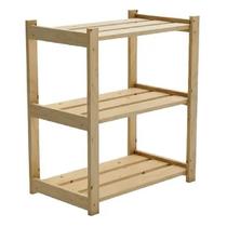 Estante Multiuso 3 Prateleiras Madeira Pinus Oferta Estante Multiuso 3 Prateleiras Madeira Pinus Oferta