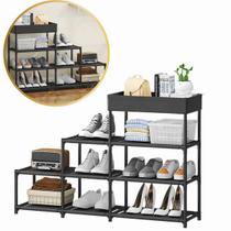 Estante Multiuso 4 Andares Resistente Sapateira Para Quarto Hall de Entrada Sala Banheiro Estante Multiuso 4 Andares Resistente Sapateira Para Quarto Hall de Entrada Sala Banheiro