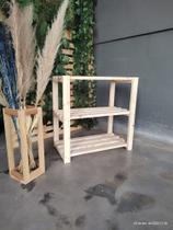 Estante Multiuso de Madeira / Sapateira