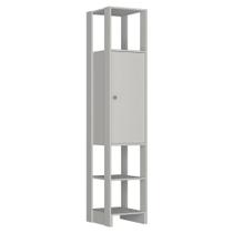 Estante Multiuso EY107 3 Prateleiras MDP 40cm Branco Nova Mobile Estante Multiuso EY107 3 Prateleiras MDP 40cm Branco Nova Mobile