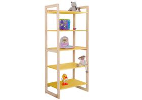 Estante Multiuso Infantil Rustica Organizador de Brinquedo Colore 1500 - Quality Móveis