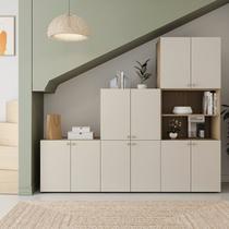 Estante Multiuso Livreiro 3 Módulos 10 Portas 2 Kit Prateleira Frame CabeCasa MadeiraOriginals