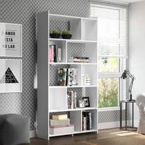 Estante Multiuso Nichos MDP 91x183x30cm Branco 0724