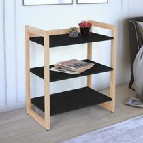 Estante Multiuso Organizador 3 Prateleiras Infantil MDF Madeira Maciça Varias Cores Estante Multiuso Organizador 3 Prateleiras Infantil MDF Madeira Maciça Varias Cores