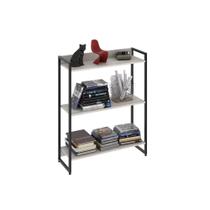 Estante Multiuso Para Escritório Industrial 03 Prateleiras Areta 104x80cm C01 Snow - Lyam Decor Estante Multiuso Para Escritório Industrial 03 Prateleiras Areta 104x80cm C01 Snow - Lyam Decor