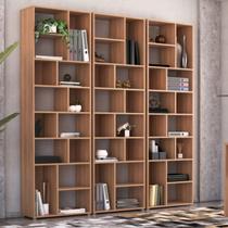 Estante Multiuso Para Livros 14 Nichos 210x201cm Freijó Dallas