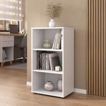 Estante Multiuso para Livros Baixa 2 Prateleiras Clean 81cmx45cm Estante Multiuso para Livros Baixa 2 Prateleiras Clean 81cmx45cm