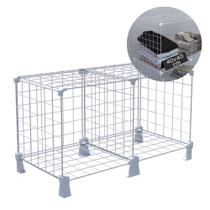 Estante Multiuso para Livros Disco de Vinil LPs 2 Nichos 40x40cm Organizador de Armário de Aço Branco Estante Multiuso para Livros Disco de Vinil LPs 2 Nichos 40x40cm Organizador de Armário de Aço Branco