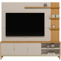 Estante Napoli para Tv Até 70 Polegadas 3 Portas Linea Cor Tauari Off White Estante Napoli para Tv Até 70 Polegadas 3 Portas Linea Cor Tauari Off White
