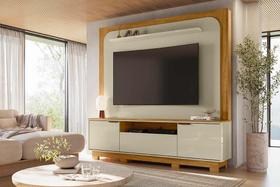 Estante Nilo para TV de até 75 polegadas (Com Pés) - Cumaru Opala - Madetec Estante Nilo para TV de até 75 polegadas (Com Pés) - Cumaru Opala - Madetec