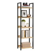 Estante NUMENN Estante estreita de 5 camadas Home Office Natural