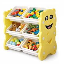Estante Organização Infantil 6 Gaveta 3 Prateleira Brinquedo
