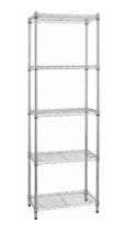 Estante Organização Multiuso Metal Cromado 180X60X35Cm - Aço