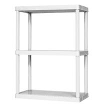 Estante Organizador de Plástico Gracious Living de 3 Niveles 61x30x84 cm Estante Organizador de Plástico Gracious Living de 3 Niveles 61x30x84 cm