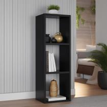 Estante Organizador Livreiro de Madeira MDP - Prateleira para Livros e Decoração de Quarto, Sala e Cozinha