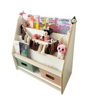 Estante Organizador Porta Livros Revisteiro de Chão de MDF Montessori Dumbo