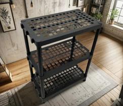 Estante organizadora 3 e 4 Prateleiras Multiuso Modular Reforçada Estante organizadora 3 e 4 Prateleiras Multiuso Modular Reforçada