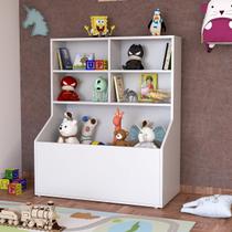 Estante Organizadora Compacta Para Quarto Infantil Com 5 Nichos De Brinquedos