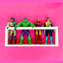 Estante Organizadora de Bonecas Barbie Prateleira Para Bonecos Marvel Mdf 55cm